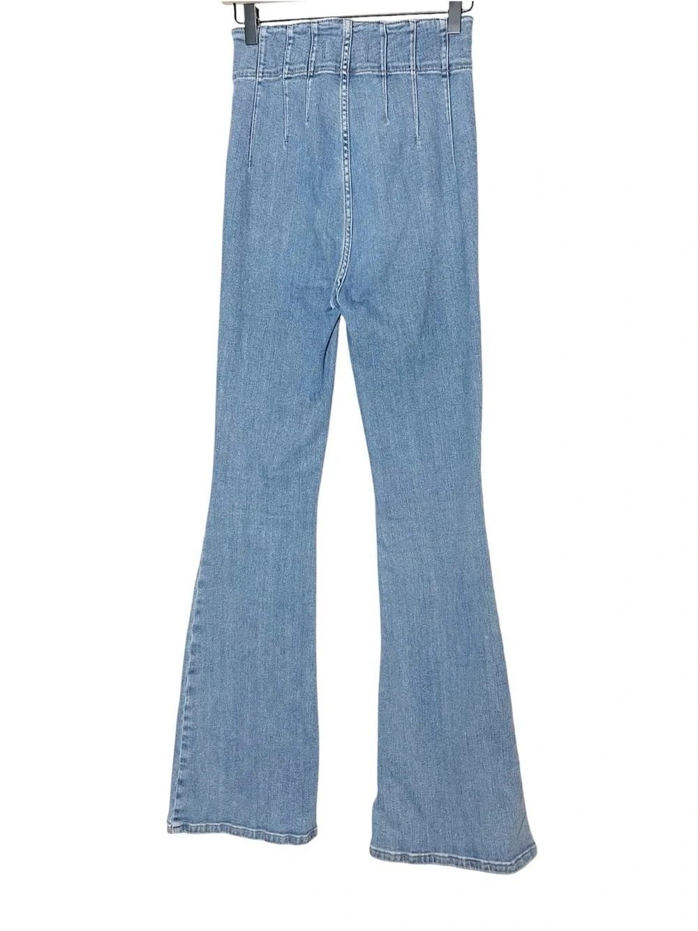 We The Free Jayde Flare Jeans Sunset Burst Light Wash Size 28 High Rise EUC - Picture 5 of 6